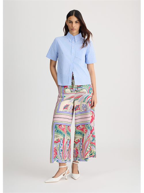 pants woman foulard LIU JO | WA5520T5973/M9547